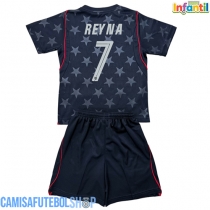 Camisa de time de futebol Estados Unidos Giovanni Reyna #7 Replicas 2º Equipamento Infantil Mundo 2026 Manga Curta (+ Calças curtas)